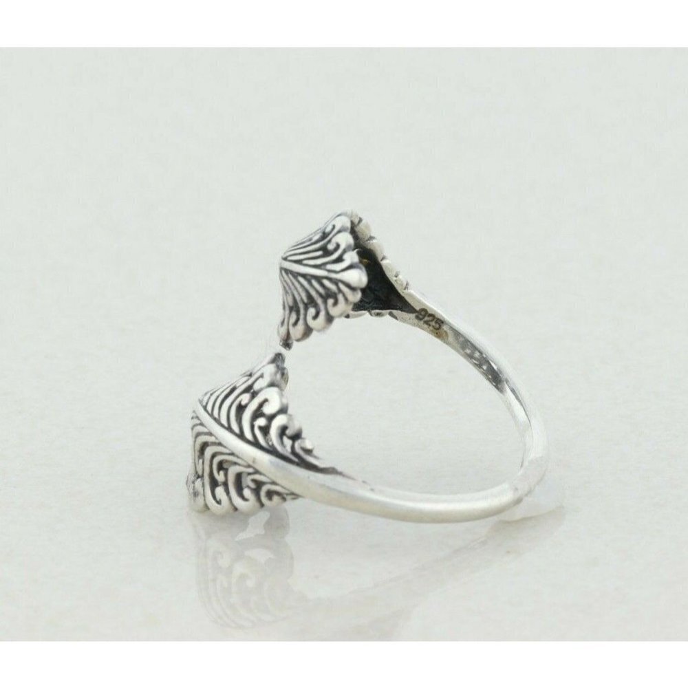 Sterling Silver Bypass Ring Size 9 1/4 - Picture 6 of 7